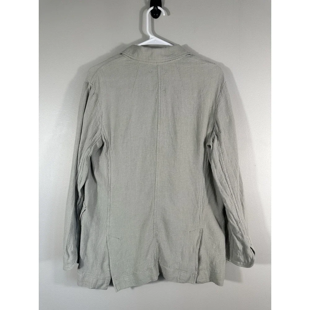 Madewell Blazer Womens Small Green Breezewoven Larsen Linen Blend - Picture 2 of 8